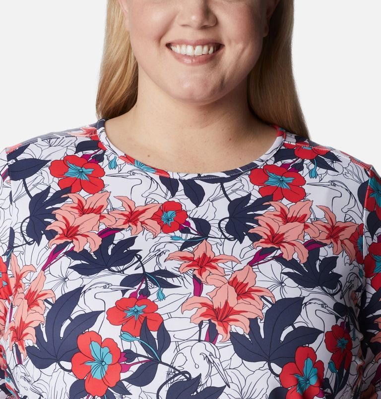 Women's Columbia Chill River T Shirts Flower | Plus Size CA-YL168